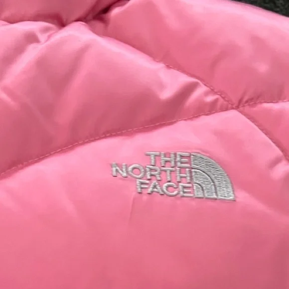 ‼️SOLD‼️ THE NORTH FACE PINK 550 GOOSE DOWN PUFFER VEST - Picture 4 of 12